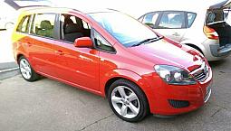 Vauxhall Zafira 1.6 7 Seater Bright Red Only 55K Miles 1 Owner Alloys 63 Reg