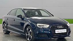 2019 Audi A3 35 Tfsi Black Edition 4Dr S Tronic Auto Saloon Petrol Automatic
