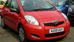 2009 Toyota Yaris 1.0 Vvt-I T2 3Dr Hatchback Petrol Manual