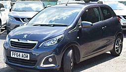 2015 Peugeot 108 1.2 Vti Puretech Allure 3Dr Hatchback Petrol Manual