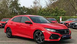 2018 Honda Civic 5Dr 1.0T Vtec Sr Manual Hatchback Petrol Manual