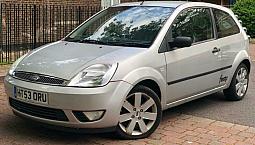 2004/53 Ford Fiesta 1.4 Ltd Edn Silver ** Black Leather Sports Lights **
