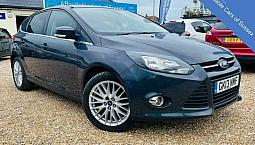 2013 13 Ford Focus 1.0 Zetec 5D 124 Bhp Amazing Low Mileage With  A Fsh