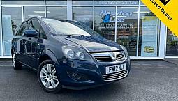 2012 Vauxhall Zafira 1.6 Design 5D 113 Bhp Mpv Petrol Manual