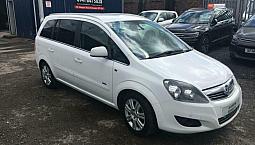 2013 Vauxhall Zafira 1.6I [115] Design 5Dr Mpv Petrol Manual