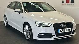 2016 16 Audi A3 2.0 Tdi S Line Nav 5D 148 Bhp Diesel
