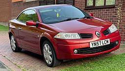 2007 Renault Megane  Coupe 1.6 Petrol Manual , 63000 Miles , New Mot , S/h