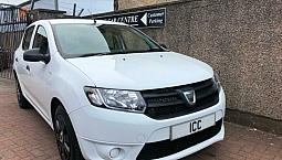 14 14 Dacia Sandero 1.2 16V Ambiance 5Dr White B/Tooth Low Mileage 1 Years Mot