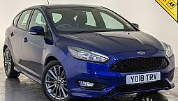 2018 Ford Focus St-Line Tdci Sat Nav £0 Road Tax Bluetooth 1 Owner Svc History