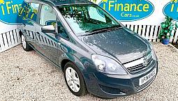 Can't Get Credit? Call Us! Vauxhall Zafira 1.6I 16V Vvt Exclusiv 7 Seats- £200 Deposit, £40 Per Week