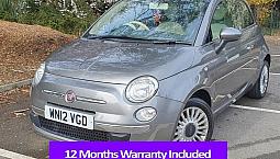 2012 Fiat 500 1.2 | 1 Yr Warranty | Mot | 32k Miles | Great Condition | Delivery Available