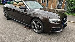 2012 Audi A5 Cabriolet 2.0 Tdi Multitronic Convertible Auto Leather Interior Low Mileage Clean Car