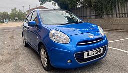 12 Reg Nissan Micra 1.2 Tekna Petrol Auto Only 34K Miles Corsa Yaris Fiesta Polo Civic Jazz A1 Aygo