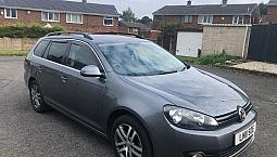 Volkswagen Golf 1.6 Tdi Sportline Blue Estate.