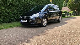 Vauxhall Zafira 1.6 I Energy 5Dr Manual Petrol In Black - 7 Seater - Full Service History