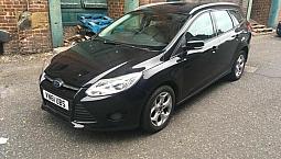 2012 61Reg Ford Focus 1.6 Tdci Zetec Black Estate 