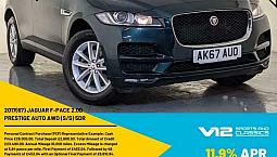 2017 67 Jaguar F-Pace Prestige Awd Auto Parking Sensors 1 Owner Svc History