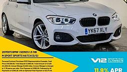 2017 67 Bmw 118I M-Sport Petrol Hatchback Sat Nav Alcantara Interior 1 Owner